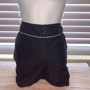 Black swim shorts